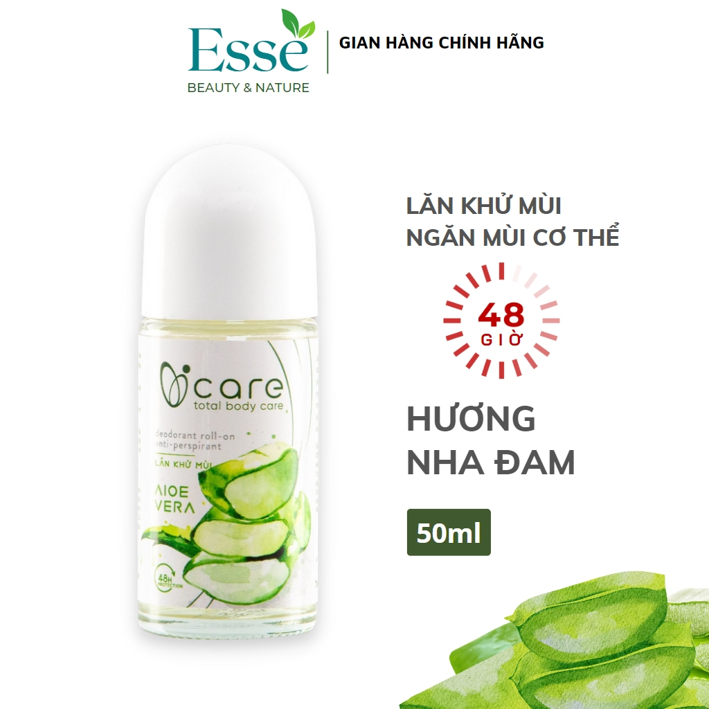 Lăn Khử Mùi Nữ iCARE 50ml - Ngăn mùi cơ thể 48H, không gây ố vàng - Chính Hãng