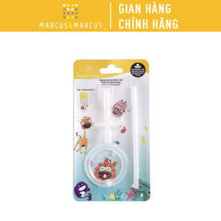Bộ ống hút thay thế bình uống nước tritan marcus & marcus