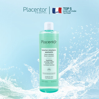 Nước tẩy trang cho da nhạy cảm Placentor Vegetal Solution Micellarie Apaisante 400ml
