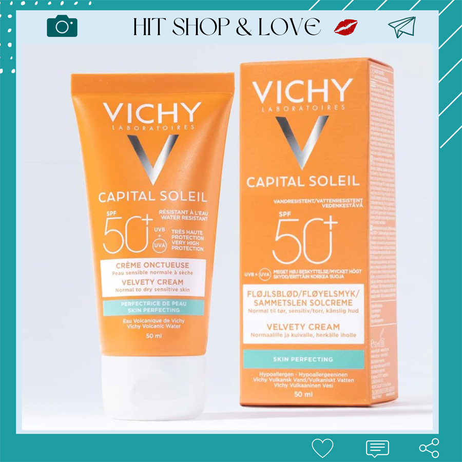 Kem Chống Nắng Vichy Ideal Soleil SPF50+ Dry Touch 50ML (shopping) | BigBuy360 - bigbuy360.vn