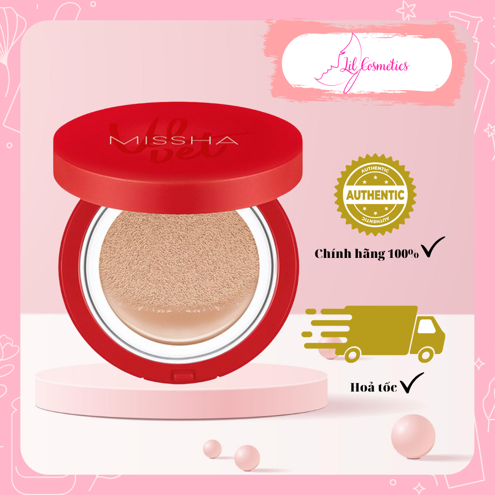 Phấn Nước Kiềm Dầu Che Phủ Hoàn Hảo MISSHA Velvet Finish Cushion SPF50+/PA+++ 15g