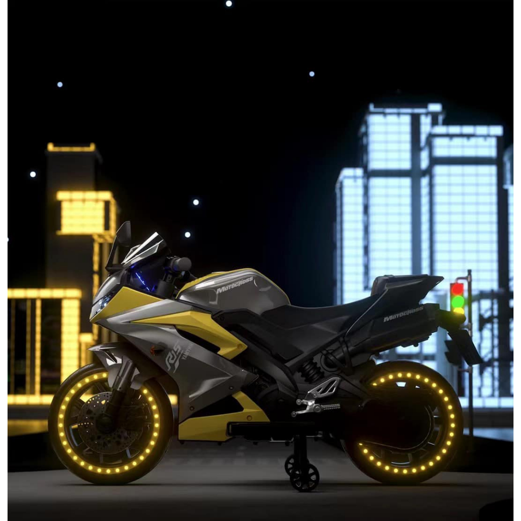 Xe máy điện trẻ em R15, Tay ga, bánh đèn