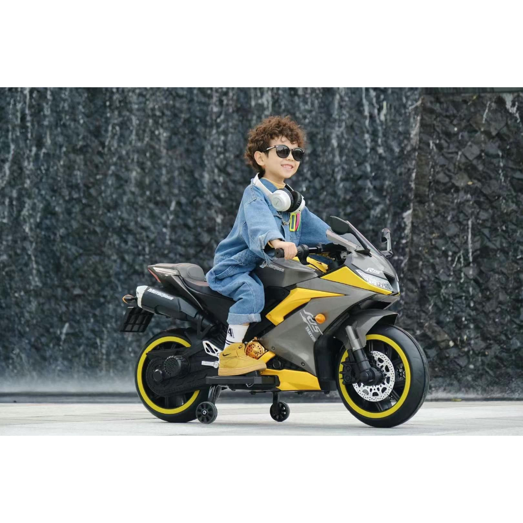 Xe máy điện trẻ em R15, Tay ga, bánh đèn