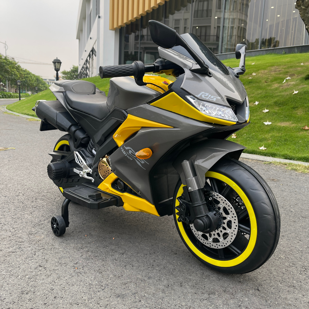 Xe máy điện trẻ em R15, Tay ga, bánh đèn