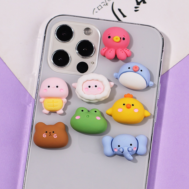 Combo hình dán sticker 3D hoạt hình đáng yêu trang trí bình nước ,điện thoại, túi ví kèm keo dán