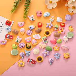Combo hình dán sticker 3D hoạt hình đáng yêu trang trí bình nước ,điện thoại, túi ví kèm keo dán
