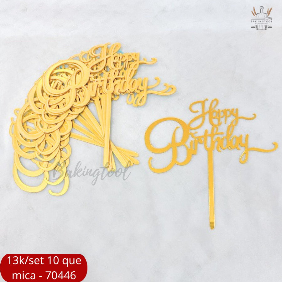 SET 10 THẺ MICA TRANG TRÍ BÁNH HÀNG LOẠI 2