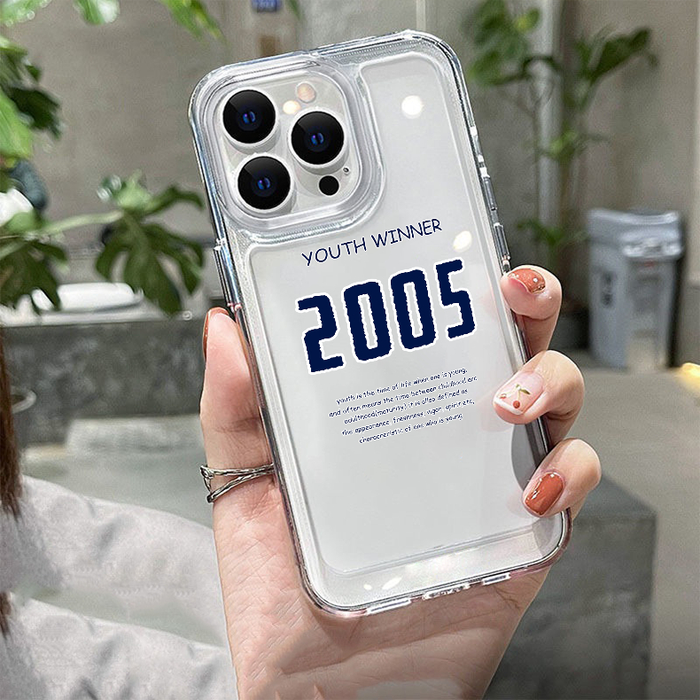 Ốp iphone ốp lưng iphone viền vuông Năm sinh Youth Winner 2005 dành cho ip6 đến ip14promax Nghienoplung - li056