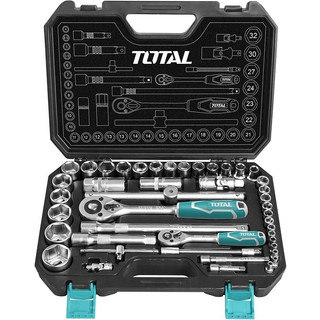 Bộ 44 cái socket & cần 2 chiều total tht421441