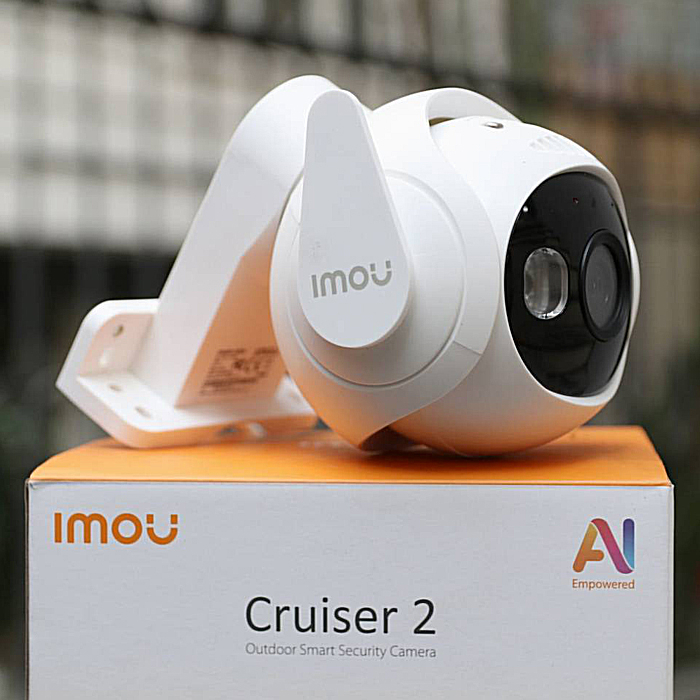 Camera WIFI IMOU Cruiser 2 GS7EP 3Mpx, Ngoài trời Xoay 360, Đàm thoại 2 chiều, Cảnh báo thông minh, Bảo hành 24 tháng