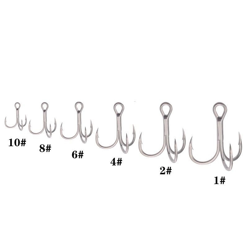 Lưỡi ba tiêu BKK 4X - Siêu khỏe, Siêu Cứng- lưỡi Câu Lure