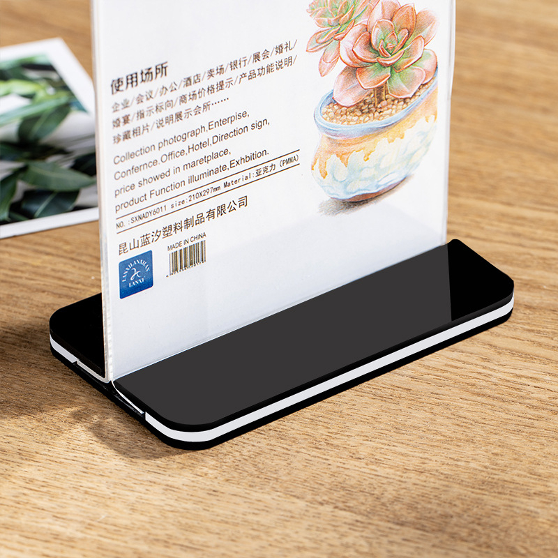 Menu Mica Standee Tentcard Quét QR Quảng Cáo Để Bàn A4 A5 A6- Hàng Nhập Khẩu Đài Loan