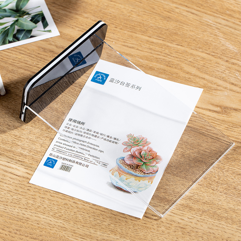 Menu Mica Standee Tentcard Quét QR Quảng Cáo Để Bàn A4 A5 A6- Hàng Nhập Khẩu Đài Loan