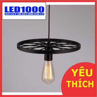 Đèn thả trần trang trí - ĐÈN THẢ TRANG TRÍ HÌNH BÁNH XE 1 BÁNH - MSP: LTP-16BX1