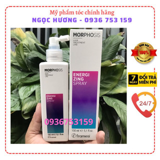 🌟Xịt dưỡng hạn chế tóc rụng và tăng cường mọc tóc Framesi Morphosis Energizing Spray 150ml🌟