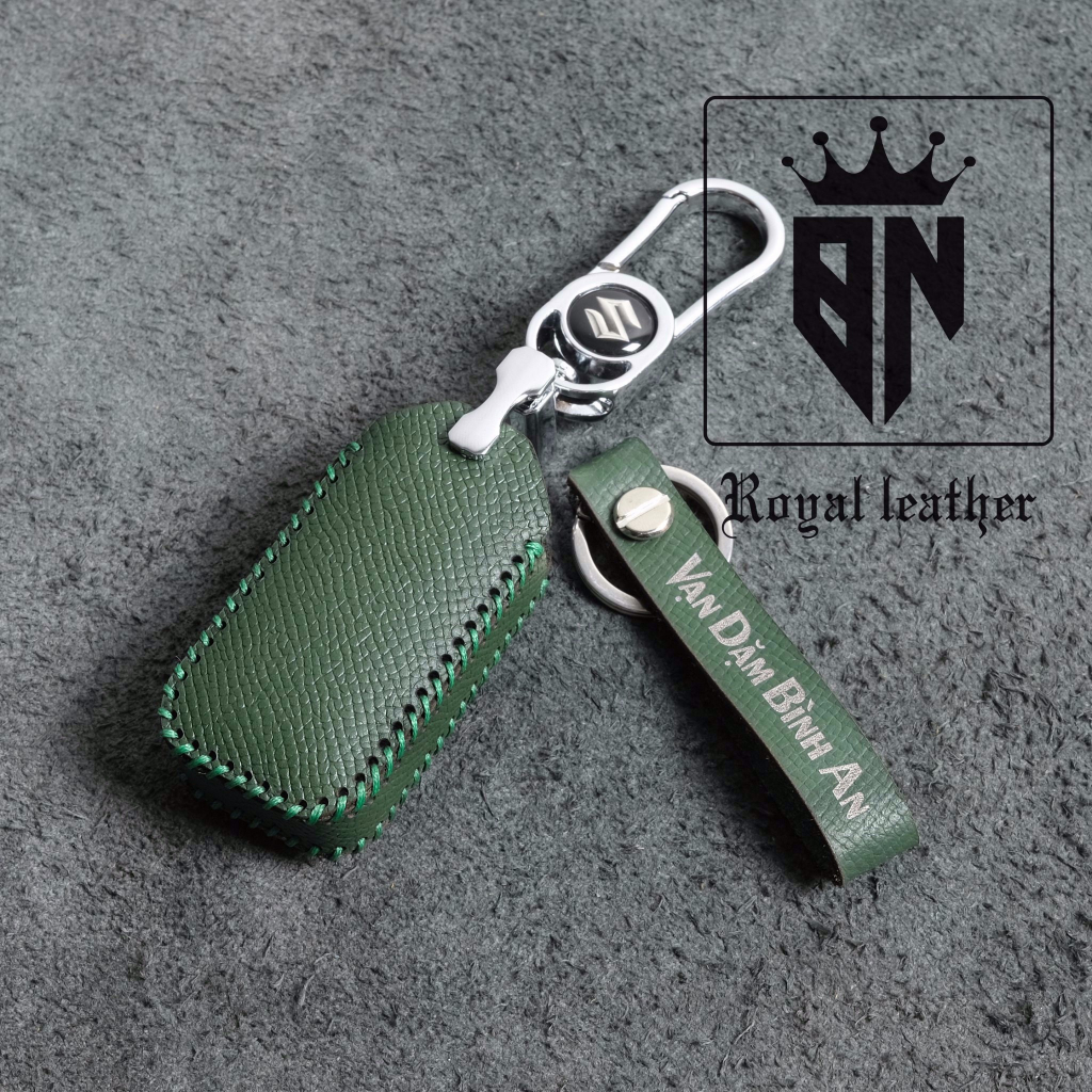 Bao da bọc ốp chìa khoá xe ô tô Suzuki XL7, Ertiga da thật