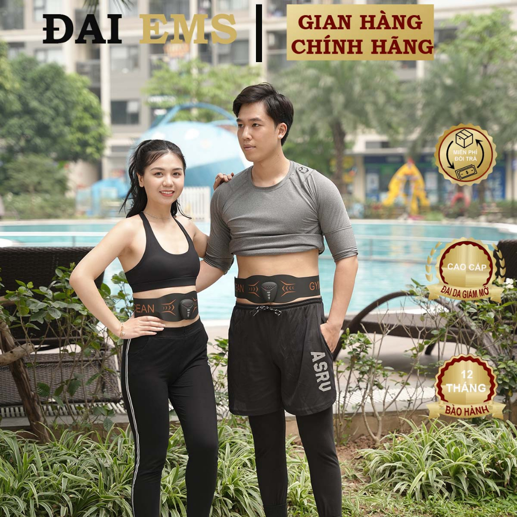 Máy massage bụng, máy rung giảm mỡ bụng, đai rung EMS