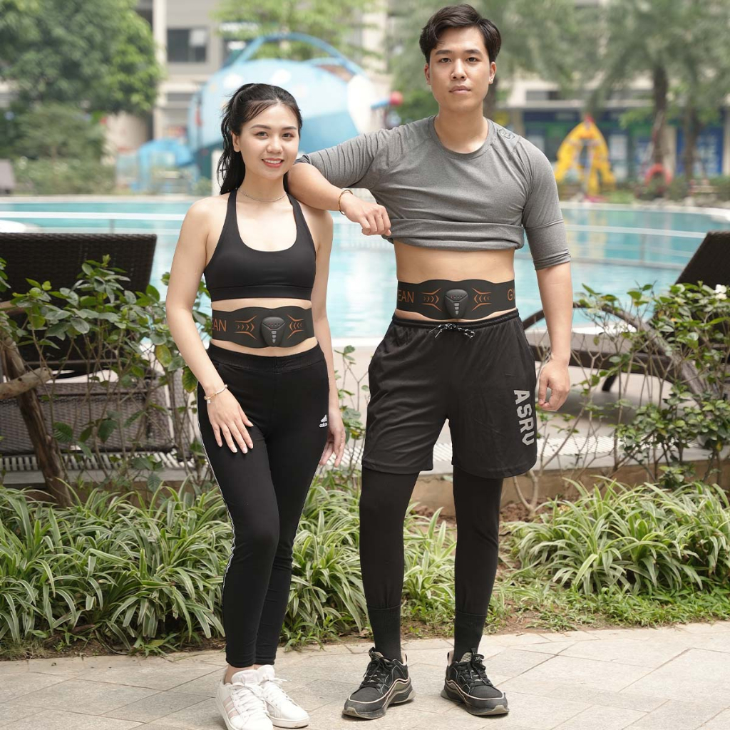 Máy massage bụng, máy rung giảm mỡ bụng, đai rung EMS