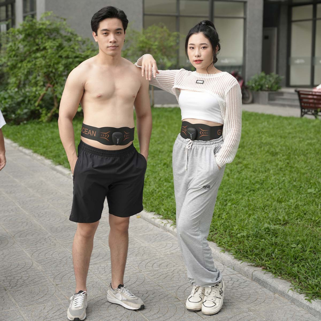 Máy massage bụng, máy rung giảm mỡ bụng, đai rung EMS