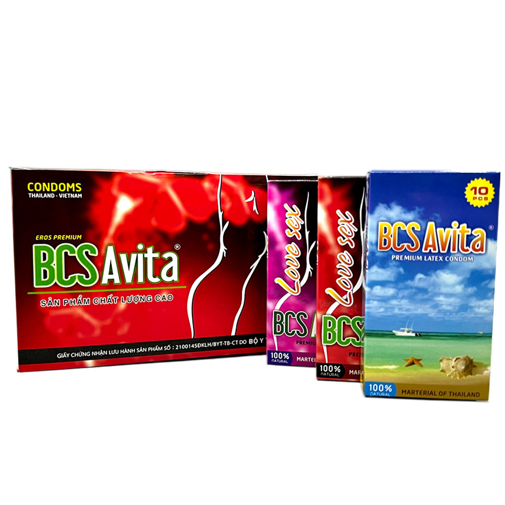 Bao cao su gia đình Avita hộp 120 chiếc chính hãng giá rẻ giá tốt