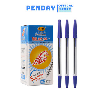 Bút bi xanh / đen / đỏ ngòi 1.0mm - có nắp - bút bi văn phòng - bút mực xanh - penday store