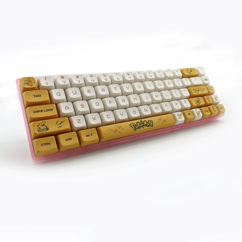 Bộ nút keycap XDA PIKACHU 12 nút PBT dyesub
