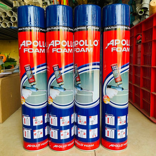 Keo bọt nở Apollo Foam siêu dính 750ml có kèm vòi xịt