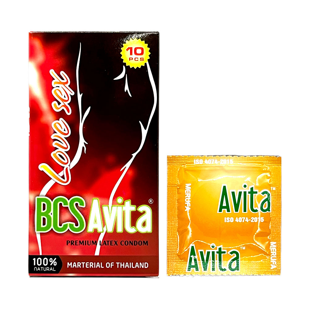 Bao cao su gia đình Avita hộp 10 chiếc tiêu chuẩn Thái Lan giá rẻ tiết kiệm