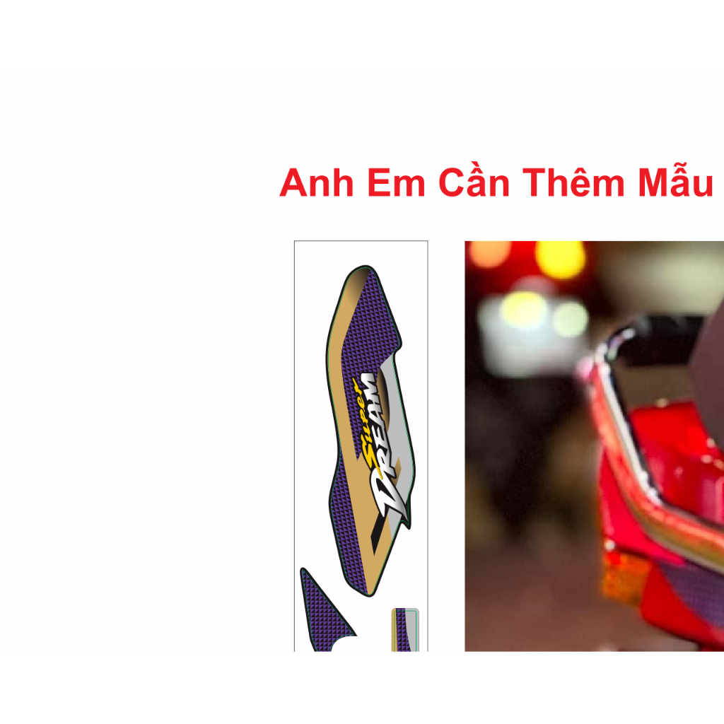 TEM XE DREAM KIỂNG ĐẸP