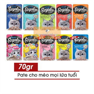 Pate cho mèo mọi lứa tuổi regalos 70g