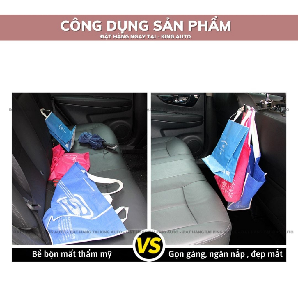 Gía đỡ kẹp điện thoại kiêm móc treo đồ sau ghế xe hơi | BigBuy360 - bigbuy360.vn