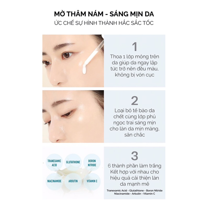 𝐒𝐄𝐑𝐔𝐌 RED 𝐏𝐄𝐄𝐋 WHITE SERUM 𝐓.𝐑𝐈̣ 𝐍𝐀́𝐌 𝐒𝐎'𝐍𝐀𝐓𝐔𝐑𝐀𝐋 - Ức Chế Nám, Dưỡng Sáng Từ Sâu Bên Trong