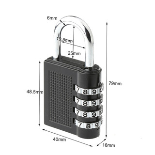 Ổ khóa mã số dọc inox cjsj