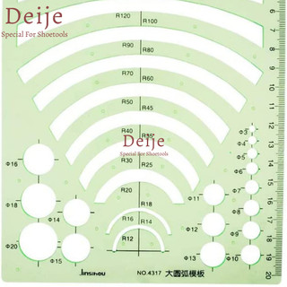 Thước vẽ Jinsihou No.4317, Drawing template