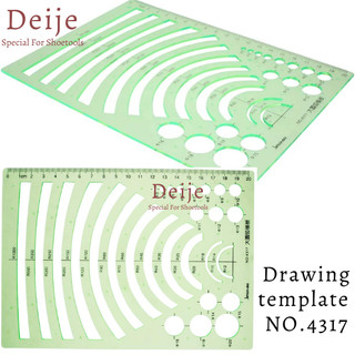 Thước vẽ Jinsihou No.4317, Drawing template