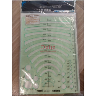 Thước vẽ Jinsihou No.4317, Drawing template