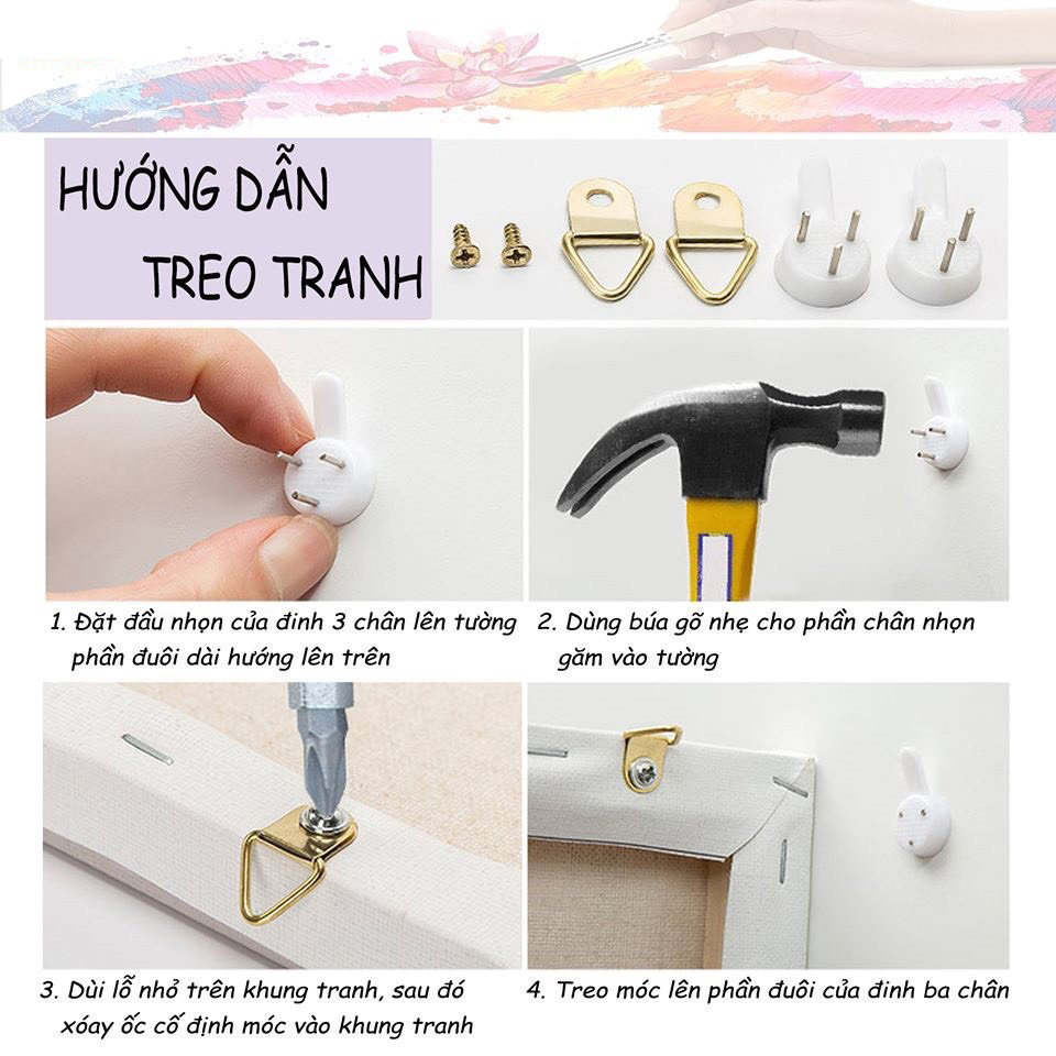 Tranh hóa số,tranh tô màu theo số,tranh sơn dầu,tô màu tranh theo số phi hành gia, gấu dâu tây,shin 20x20cm