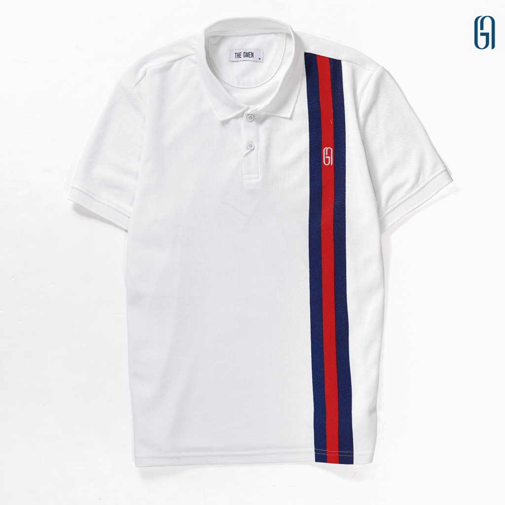 Áo Polo nam kẻ sọc Avis Polo Shirt trẻ trung, 100% cotton, thoáng mát - THE GMEN ELEGANT EST 2017