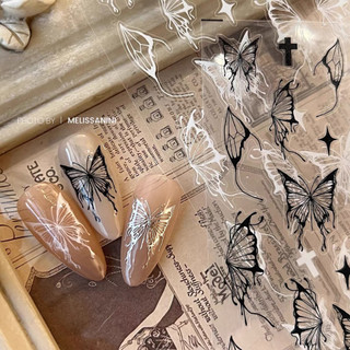 sticker bướm nail dán móng tay 3d
