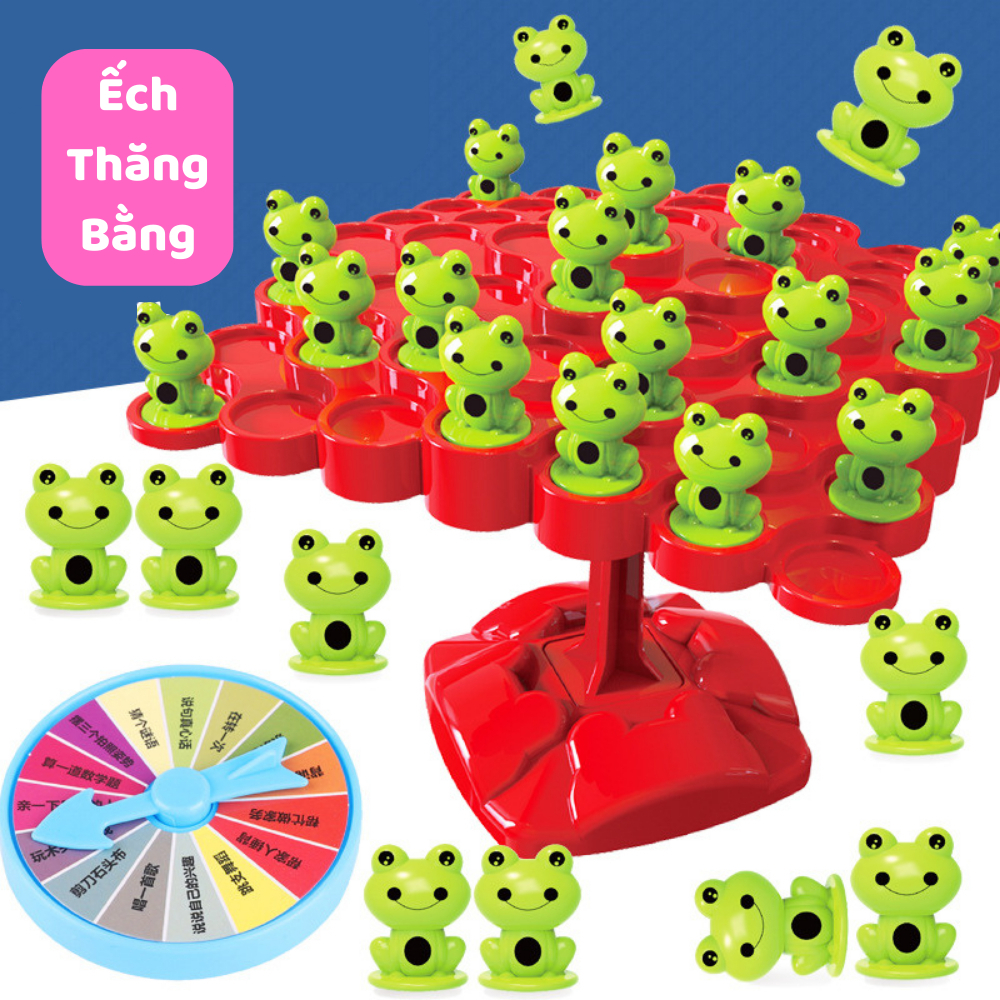 ĐỒ CHƠI TRẺ EM .ĐỒ CHƠI TOÁN HỌC MONTESSORI ẾCH CÂN BẰNG GIỮ THĂNG BẰNG VUI NHỘN TƯƠNG TÁC GIỮA CHA MẸ VÀ CON  DADIHA