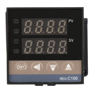 Bộ điều khiển nhiệt độ c100, đồng hồ nhiệt độ ngõ ra relay hoặc ssr điện áp 220vac nhiệt độ 400°c, 1300°c