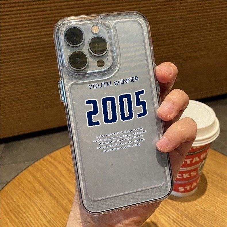 Ốp iphone ốp lưng iphone viền vuông Năm sinh Youth Winner 2005 dành cho ip6 đến ip14promax Nghienoplung - li056