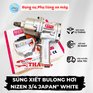 SÚNG XIẾT BULONG HƠI NIZEN 3/4 JAPAN" WHITE Bảo Hành 12 tháng