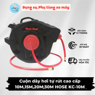 Cuộn dây hơi tự rút cao cấp 10M,15M,20M,30M HOSE KC-10M