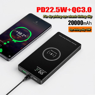 Pin sạc dự phòng Magic Geek 22.5W 20000mAh không dây