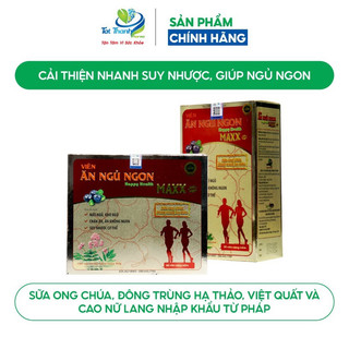 Viên ăn ngủ ngon Happy Health Maxx Tất Thành Pharma bồi bổ sức khỏe 30viên