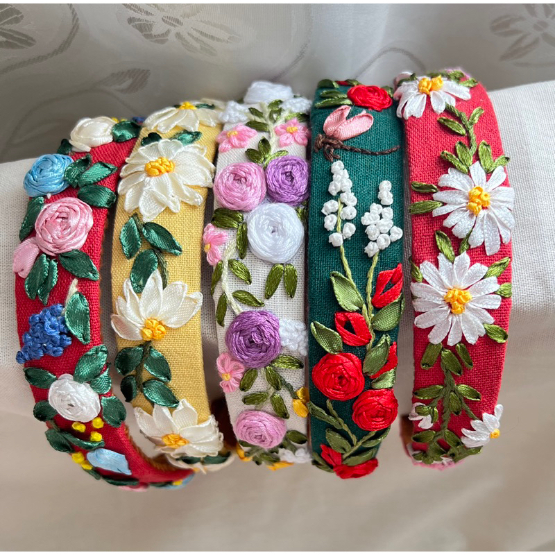 Cài tóc thêu tay Handmade by Chang