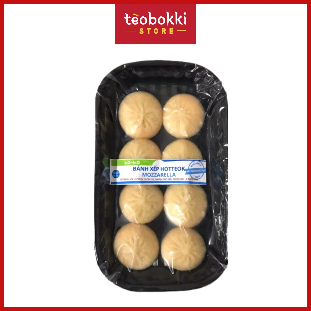 Bánh xếp hotteok nhân phô mai mozzarella size mini Ha&Ha 140g