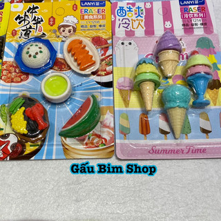 Vỉ Gôm, Tẩy lắp ráp nhiều chi tiết