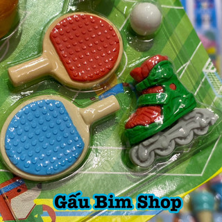 Vỉ Gôm, Tẩy lắp ráp nhiều chi tiết